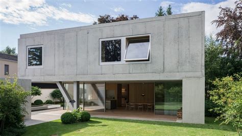 semi concrete house design|50 Examples of Modern concrete homes .